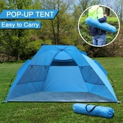 Yaheetech Easy Setup 2-Person Beach Tent, Blue
