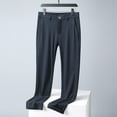 thumbnail image 2 of FRSASU Men's Golf Pants Stretch Work Dress Comfy Pants 33"/34"/36" /38"/40"Lightweight Breathable Cooling Quick Dry Casual Slacks Trousers with Pockets Blue, 2 of 6