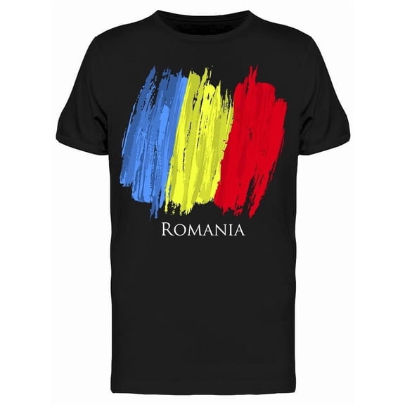 Hand Drawn Romania Tee Men's -Image by Shutterstock