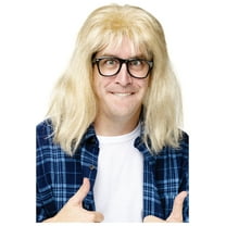 Morris Costumes Garth Algar Wig & Glasses - Saturday Night Live