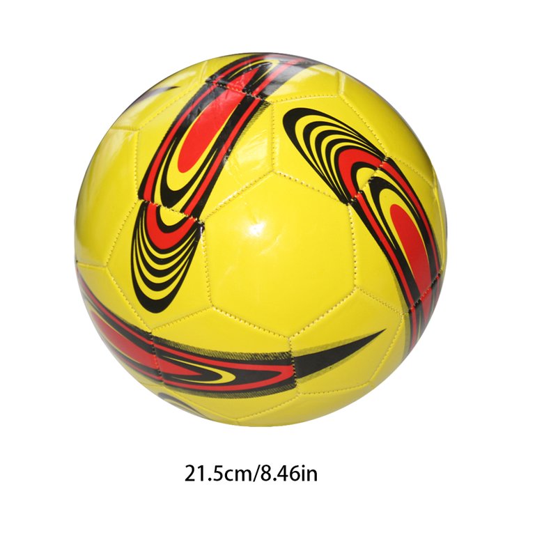 VIZARI Optima Match NFHS Soccer Ball, Yellow Black Silver Size 4