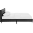 thumbnail image 3 of Ergode Linnea Queen Faux Leather Bed - Black, 3 of 5