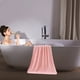 thumbnail image 4 of Toalla de baño de terciopelo y piña | Toalla de spa de poliéster absorbente suave | Grueso de secado rápido sin pelusa | Inicio Salón de belleza Gimnasio Hotel Uso de la piscina | 1 Pieza | 27,5 x, 4 of 6