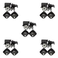 thumbnail image 2 of crativent Roulettes Pivotantes Robustes 2 Pcs pour Bagage et Valise avec Rouleau de Voyage à Roulement Fluide A78 Noir 5,3 cm 5 Ensembles, 2 of 6