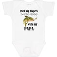 thumbnail image 3 of Inktastic Pack My Diapers I Am Going Fishing with Papa Boys or Girls Baby Bodysuit, 3 of 5