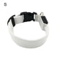 thumbnail image 5 of Collar para mascotas Iluminación LED Suministros para mascotas ABS Recargable Prevención de accidentes Herramientas anti-perdida Collares Actividades de seguridad Batería USB Blanco S Eigraketly  PT000654-62, 5 of 7