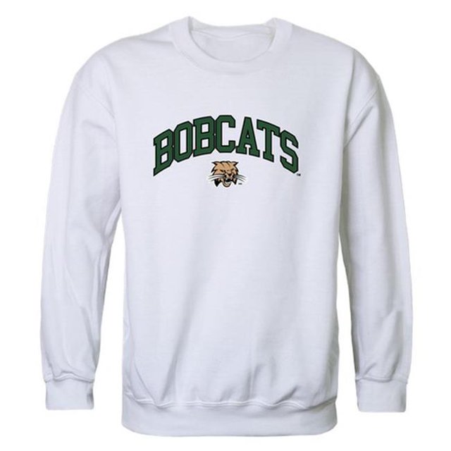 W Republic 541-360-WHT-01 Ohio University Men Campus Crewneck Sweatshirt, White - Small