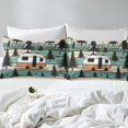 thumbnail image 4 of Erosebridal Happy Camping Full Sheet Sets, RV Car Bedding Full Size, Camper Theme Decor, 4 Pieces, 4 of 7