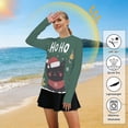thumbnail image 5 of FORMRS Womens Long Sleeve Shirts UPF 50+ Sun Protection Quick Dry Fishing Hiking Tops, Size S-2XL, Christmas Cat, 5 of 8