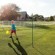 Champion Sports TTGAME Tetherball Tennis: Swingball Outdoor Lawn Game for Kids, Adults, and Families - Backyard Tether Kit with Tennis Ball and Paddle Set