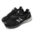 thumbnail image 1 of New Balance 990 V4 NB Made in USA Black Grey Men Unisex Casual Shoes U990BL4-D, 1 of 5