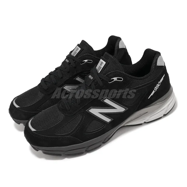New Balance 990 V4 NB Made in USA Black Grey Men Unisex Casual Shoes U990BL4-D