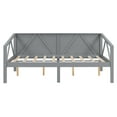 thumbnail image 5 of Newest Full Size Daybed with Storage - Gray Multi-Functional Sofa Bed, Triangle Support Structure, for Living Room, Bedroom & Small Spaces​​, 5 of 9