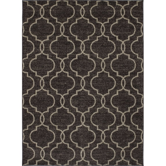 Concord Global Trading New Casa Collection Quatrefoil Area Rug