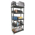 thumbnail image 4 of Pemberly Row Contemporary Black Heavy Duty 5-Shelf Storage Rack, 4 of 4