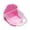 Pink, variant on QXFBJOQH Semicircular Built-in Bird Feeder Bowl Cage Accessory for Parakeet Lovebird