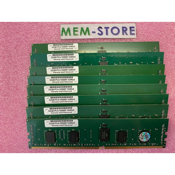 256GB 8x32GB DDR4-2400Mhz RDIMM Memory TSV for Dell PowerEdge R730xd E5-2620 V4 (3rd Party)