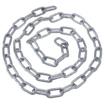 Topbathy 1 Zinc Plated Coil Chain Diameter Link Chain for Various Applications Farm Gates and Hanging Items