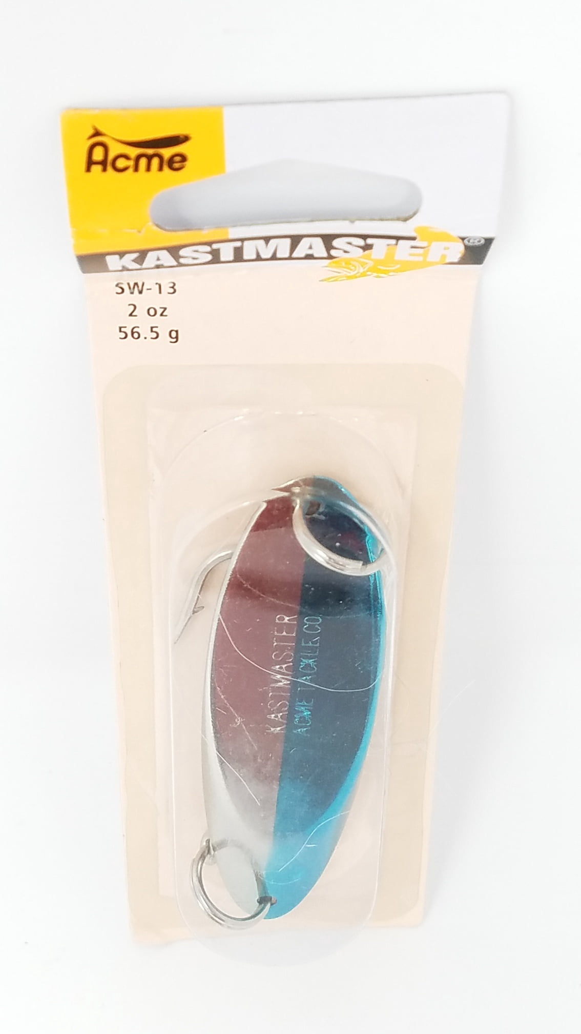 Acme Tackle Kastmaster Fishing Lure Spoon 2 oz Chrome/Neon Blue