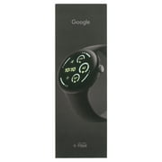 Google Pixel Watch 3 Camera 45 mm Black Stainless Steel Case with Black Watch Band, 1 Pack