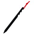 thumbnail image 1 of Bangcool Tent Stake Portable Aluminum Alloy Camping Stake Tent Peg with String, 1 of 3