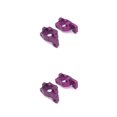 thumbnail image 4 of Vogacara Copa de rueda trasera de 2 piezas, gran Material de dirección, tipo C, práctico para instalar, cambio directo decorativo para modelo RC Violeta 2piezas Vogacara CBP203207, 4 of 5
