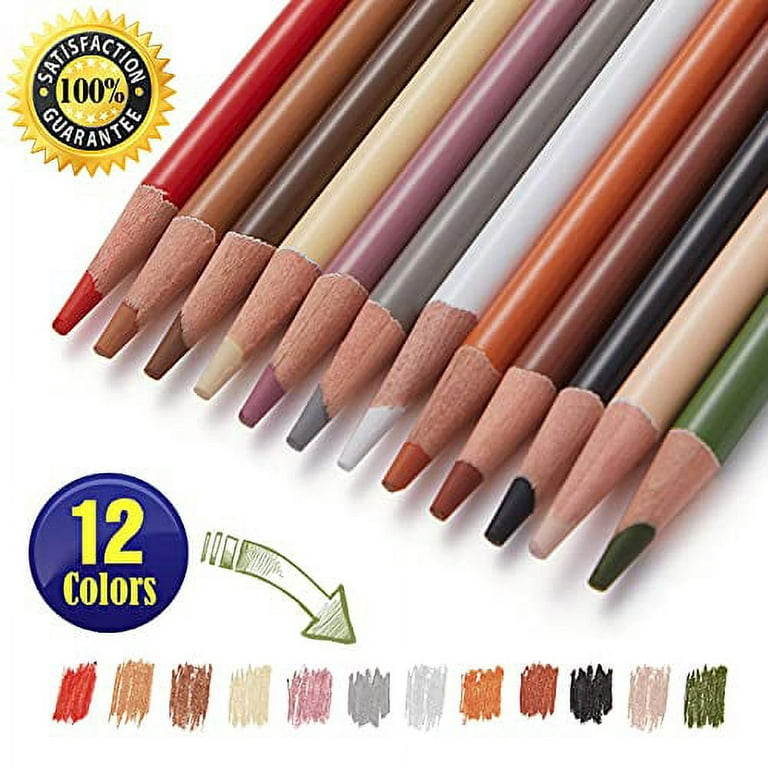 Markart Professional Colored Charcoal Pencils Drawing Set, 10