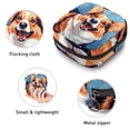 thumbnail image 3 of Corgi Dog Mini Makeup Bag Period Pouch Small Toiletry Bag for Men Travel Makeup Travel Bag Pouch - Velvet, Sponge, and Oxford Cloth Material - 4.7x6.6x6.6 in, 3 of 6