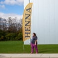 thumbnail image 3 of Vispronet Henna Feather Flag, 2.6ft x 11.2ft, Flag Only, 3 of 5