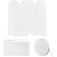 thumbnail image 2 of 18Pcs Foldable Kraft Paper Box Assembled 6x4Inch Rectangle Gift Paper Boxes White Gift Boxes for Crafting Birthday Wedding Cupcake, 2 of 6