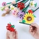 thumbnail image 4 of Mini juegos de construcción de flores JAMW decoración única para el hogar colección botánica 456 piezas, 4 of 5