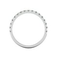 thumbnail image 4 of 1/2 Carat TW Women's Natural Diamond Wedding Bands in 10k White Gold (G Color, I1 Clarity), 4 of 5