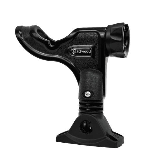 Attwood Pro Series Heavy Duty Road Holder, Black