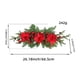thumbnail image 3 of Desktop Decoration Flower Arrangement Props Red Christmas Flowers Berry Garlands Christmas Dining Tables Wall Decorations 26in, 3 of 9