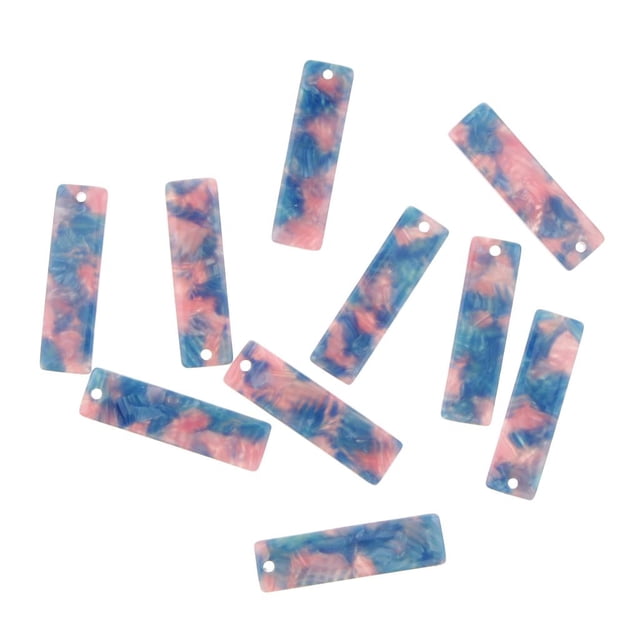 Colgante rectangular a granel DIY para pendientes, s, joyería, artesanías Azul Hugo Joyería de bricolaje