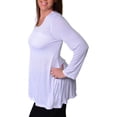 thumbnail image 2 of Women's Plus Size Less is More Long Sleeve Tunic, 2 of 3