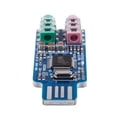 thumbnail image 2 of 2Pcs Free Driver USB Sound Card CM108 USB Sound Card Chip Blue, 2 of 5