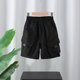 thumbnail image 2 of Vestido de Verano Corto Niños Ropa de Trabajo de Color Sólido Casual Delgado Suelto Pantalones de Longitud Media Pantalones de Bebés, 2 of 6