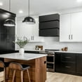 thumbnail image 7 of Akicon 36" Stainless Steel Range Hood, Modern Box Ducted Kitchen Hood with Powerful Vent Motor, Wall Mount, 36"W * 30"H*14"D, Jet Black, 7 of 7