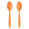 thumbnail image 6 of Karat PP Plastic Extra Heavy Weight Tea Spoons - Orange - 1,000 ct, 6 of 8