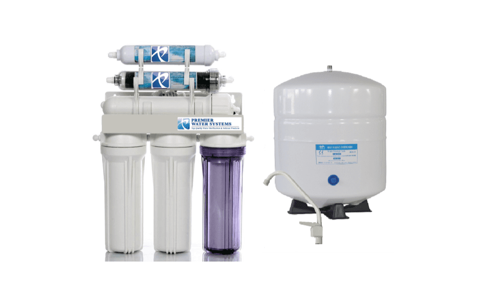 150 GPD 6 Stage Dual Outlet Use (Drinking & 0 PPM Aquarium Reef/Deionization) Reverse Osmosis