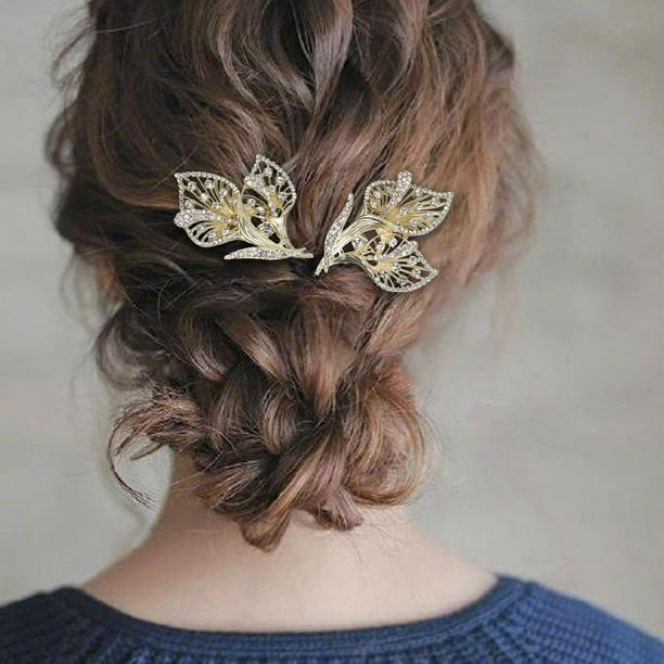 Herramienta para Moño en El Pelo Yinane Lazos para El Cabello Oro