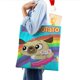 thumbnail image 4 of Chip y Potato Bolso de tela con estampado de lienzo para mujer, bolsa de compras reutilizable y estética, con cremallera interior, regalo para mujer, 35 × 40 cm., 4 of 6
