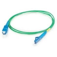 thumbnail image 3 of C2G 5m LC-SC 9/125 Simplex Single Mode OS2 Fiber Cable - Green - 16ft - Patch cable - LC single-mode (M) to SC single-mode (M) - 5 m - fiber optic - simplex - 9 / 125 micron - OS2 - green, 3 of 4