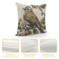 thumbnail image 4 of Watercolor Sparrow Linen Throw Pillow Covers Farmhouse Double Sided with Zipper Decorative Pillows for Couch Cushion Sofa Outdoor, 4 of 5