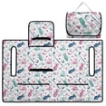 thumbnail image 5 of Pzuqiu Quilted 2-Person Golf Cart Seat Cover with 4 Pockets - Non Slip Durable Protector Compatible with EZGO Yamaha Club Car, 5 of 9