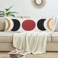 thumbnail image 4 of Sweet Jojo Designs Boho Moon Red Black Yellow Body Pillow Cover Case 54x20 (Pillow Not Included), 4 of 6