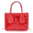 thumbnail image 2 of LinYooLi Portable Shoulder Handbags Women Transparent PVC Clutch Jelly Tote Composite Set, 2 of 6