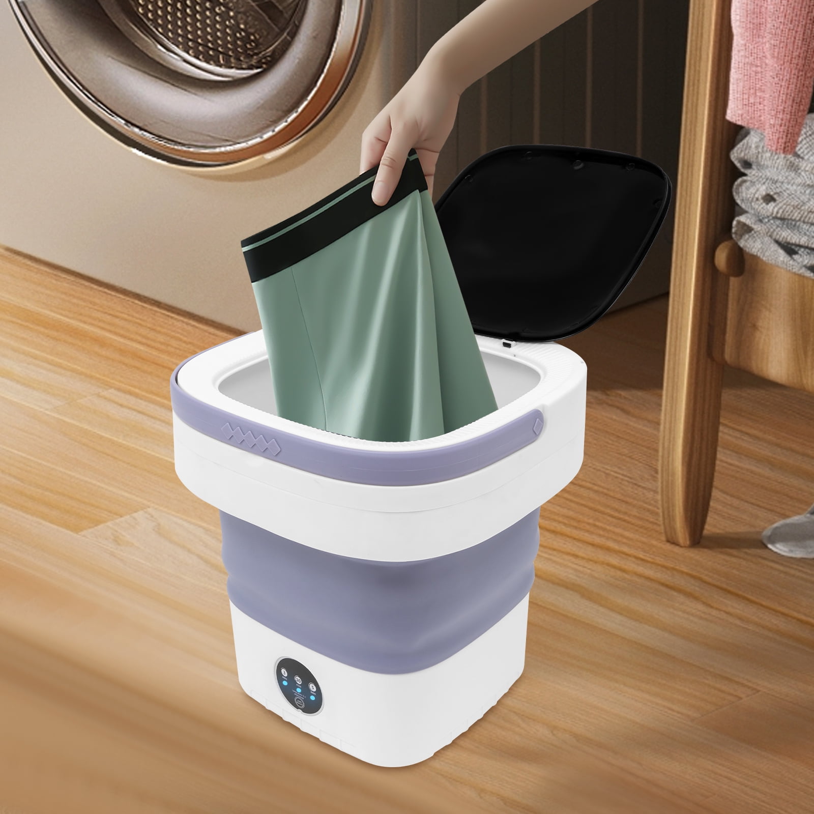 Portable Washing Machine, Mini Foldable Washing Machine, Large Capacity Foldable Washing Machine For Apartments, Dormitories