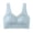 Blue, variant on Hurxie Women's Seamless Wireless Push Up Bras with Support and Lift No Underwire Full Coverage Sport Everyday Bra Black ,L